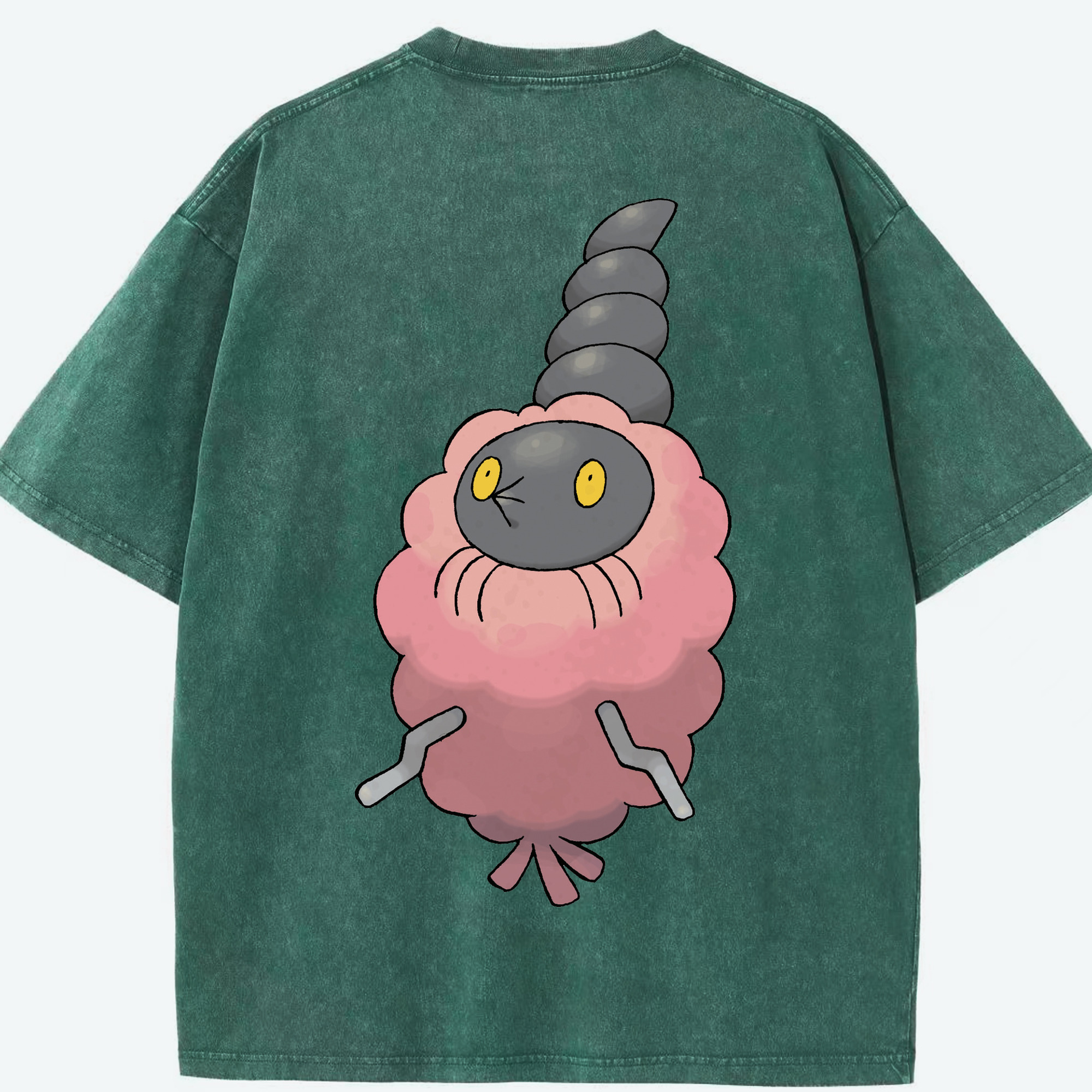 （画像用） ポケットモンスター Pokémon 綿100% ヴィンテージ風 半袖Tシャツ（背面プリント）